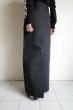 画像4: TAKAHIROMIYASHITATheSoloist.       jean look maxi skirt.・black (4)