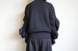 画像9: naokitomizuka       "wolfhuahua" power shoulder sweat shirts・black (9)