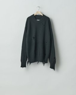 stein EX FINE LAMBS LOOSE HIGH NECK KNIT LS・CHARCOAL - tity stein EX FINE LAMBS LOOSE HIGH NECK KNIT LS・CHARCOAL - tity