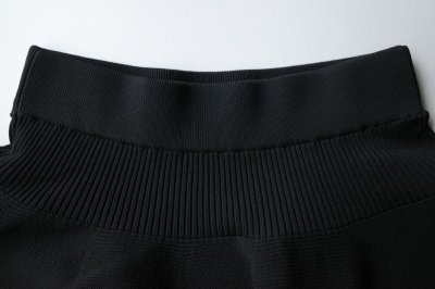 画像2: HeRIN.CYE       Jersey volum knit skirt・BLACK