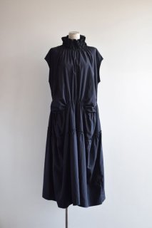 HOUGA kiki frill dress・NAVY - tity