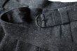 画像4: Blanc YM       silk denim wide pants・black (4)