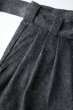 画像5: Blanc YM       silk denim wide pants・black (5)