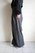 画像10: Blanc YM       silk denim wide pants・black (10)