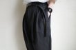 画像15: AXIS       3 Tucks Tapered Pants・BLACK (15)