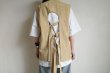 画像11: KYOU       "GAVIOTA" Modified Leather Radio Vest・mustered (11)