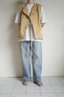 画像15: KYOU       "GAVIOTA" Modified Leather Radio Vest・mustered (15)