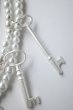 画像3: TAKAHIROMIYASHITATheSoloist.       pearl necklace with five keys.(8mm) (3)