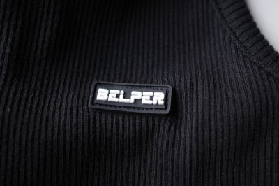 画像3: BELPER        TWISTED TANK TOP・black