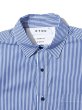 画像3: KYOU       "BEAN” Switching Baloon Shirt・blue stripe (3)