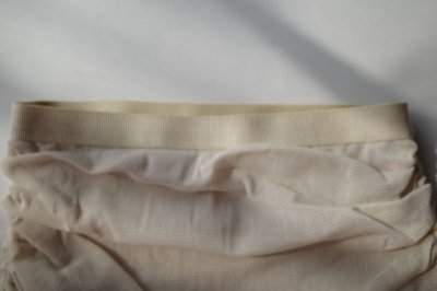 画像1: Mediam       Cotton Tulle Gather Skirt・ivory