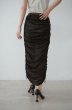 画像3: Mediam       Cotton Tulle Gather Skirt・brown (3)