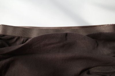 画像1: Mediam       Cotton Tulle Gather Skirt・brown