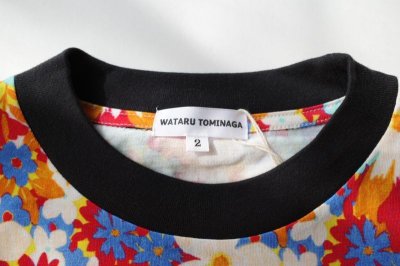 画像1: WATARU TOMINAGA       ringer T-shirt・pen flower
