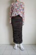 画像12: Mediam       Cotton Tulle Gather Skirt・brown (12)