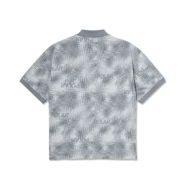 画像2: Polar Skate Co. 30%OFF       Surf Polo Shirt Scribble・silver (2)