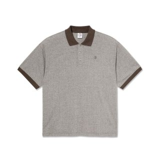 Polar Skate Co. Surf Polo Shirt Scribble・silver - tity