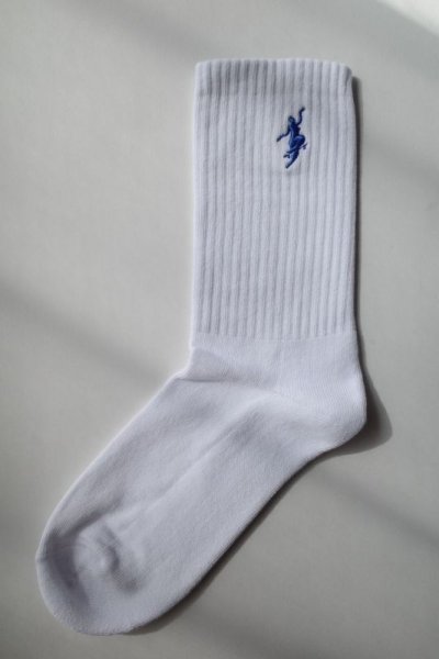 画像2: Polar Skate Co.       Rib Socks No Comply・White×Blue
