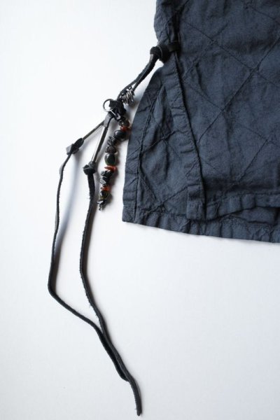 画像3: Fujimoto       India Fabric Overdyed Smock Shirt・BLACK