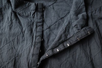 画像3: Fujimoto       India Fabric Overdyed Vest Shirt・BLACK