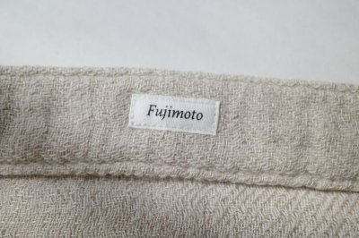 画像1: Fujimoto       Double Gauge Flap Bag・NATURAL