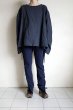 画像9: Fujimoto       India Fabric Overdyed Smock Shirt・BLACK (9)