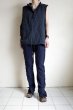 画像13: Fujimoto       India Fabric Overdyed Vest Shirt・BLACK (13)