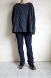 画像13: Fujimoto       India Fabric Overdyed Smock Shirt・BLACK (13)
