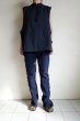 画像9: Fujimoto       India Fabric Overdyed Vest Shirt・BLACK (9)