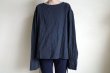 画像6: Fujimoto       India Fabric Overdyed Smock Shirt・BLACK (6)