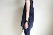 画像7: Fujimoto       India Fabric Overdyed Vest Shirt・BLACK (7)