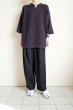 画像12: Blanc YM       Skipper knit Shirt・charcoal gray (12)