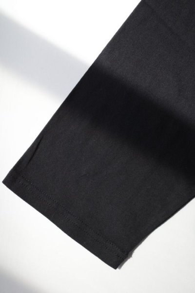 画像3: black means　 ラグランプリントTシャツ・BLACK×BLACK