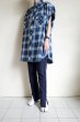 画像13: TAKAHIROMIYASHITATheSoloist.       cut off sleeve western shirt.・blue (13)