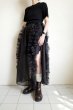 画像13: HeRIN.CYE       Sheer frill skirt・BLACK (13)