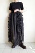 画像8: HeRIN.CYE       Sheer frill skirt・BLACK (8)