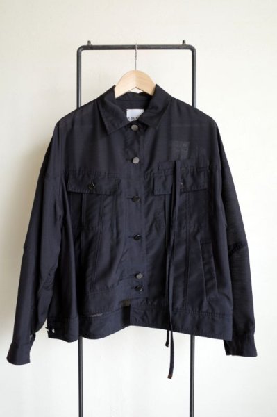 画像1: tactor       asymmetry transparent jacket (1)