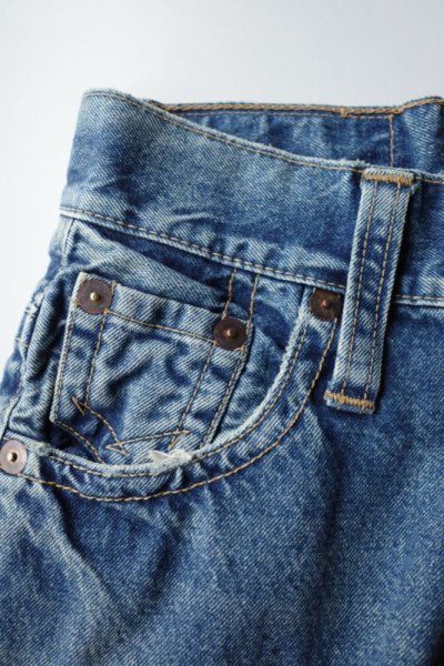 画像3: KOOKY ZOO       クーキーズー DENIM FLARE PANTS ”CREASE”・1