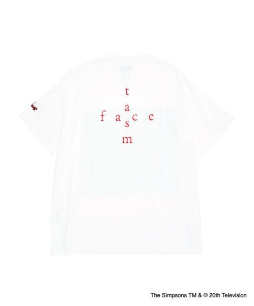 画像2: FACETASM       30%OFF THE SIMPSONS 7BAR BIG TEE・white (2)