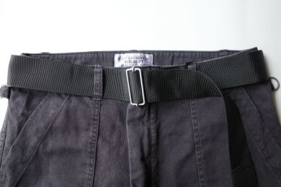 画像1: PEEL&LIFT        bondage trousers modern faded black ダメージボンテージトラウザース