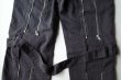 画像9: PEEL&LIFT        bondage trousers modern faded black ダメージボンテージトラウザース (9)