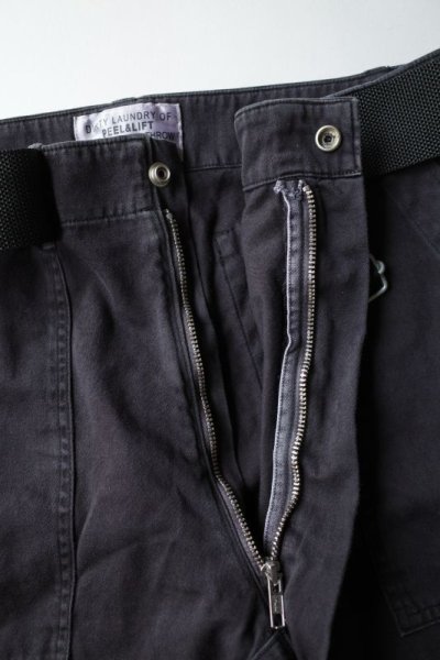 画像2: PEEL&LIFT        bondage trousers modern faded black ダメージボンテージトラウザース