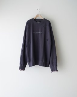 stein OVERSIZED REBUILD SWEAT LS・GREY KHAKI - tity
