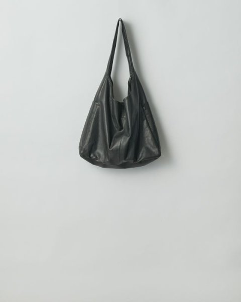 画像1: ssstein         LEATHER SHOULDER BAG・LEATHER/BLACK (1)