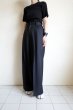 画像11: ssstein         SIDE SLIT WIDE TROUSERS・BLACK (11)