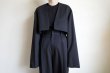 画像10: ssstein         OVERSIZED LAPELED COMBINATION JACKET・BLACK (10)