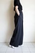 画像12: ssstein         SIDE SLIT WIDE TROUSERS・BLACK (12)