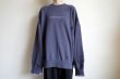 画像7: ssstein         OVERSIZED REBUILD SWEAT LS・BLUE GREY (7)