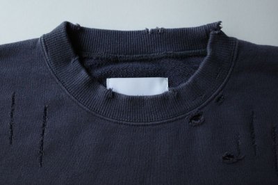 画像1: ssstein         OVERSIZED REBUILD SWEAT LS・BLUE GREY