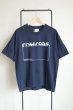 画像2: renewces       "a slightly different box silhouette T-sh"・renewces NAVY (2)